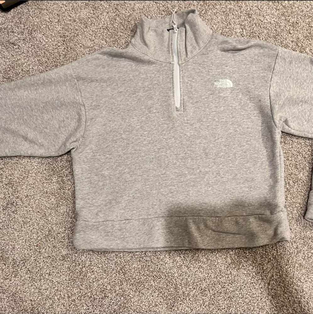 The North Face Half-Zip Up Collared Sweatshirt Size small